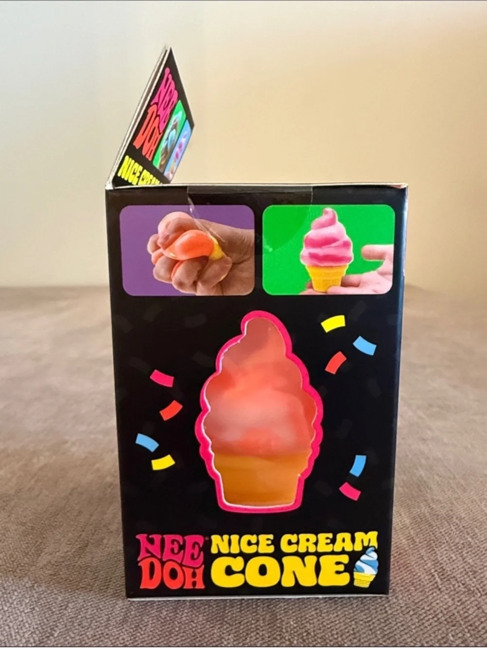NeeDoh Nice Cream Cone - Orange
